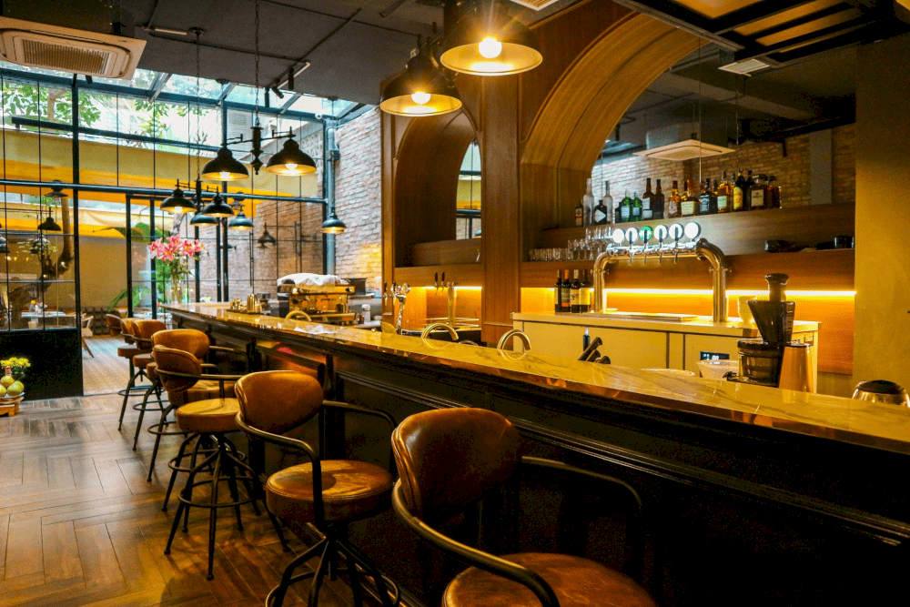 Maazi is famous for its spacious and luxurious space (Source: Fanpage Maazi Old Quarter)